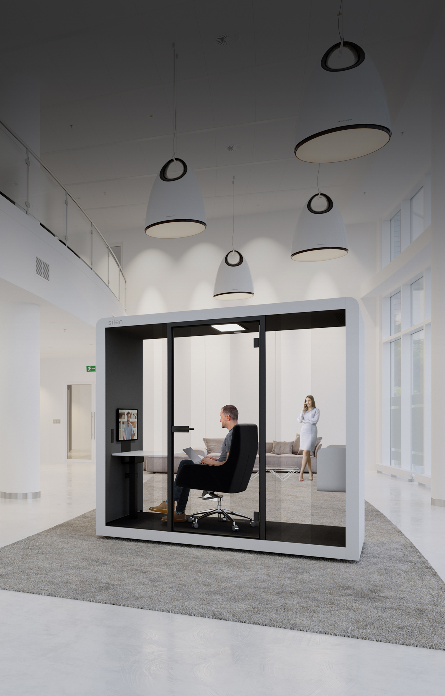 Office Phone Booth & Meeting Box by Silen